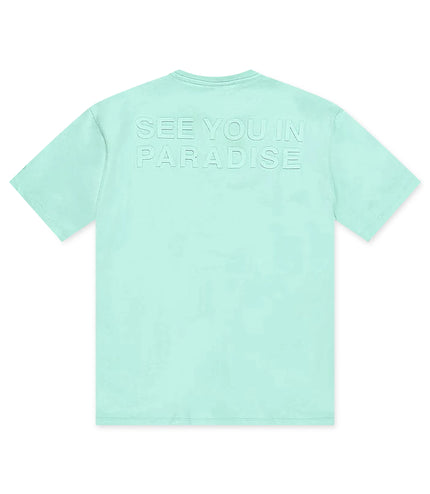 Jordan Craig Paradise Tonal Tee - Aqua