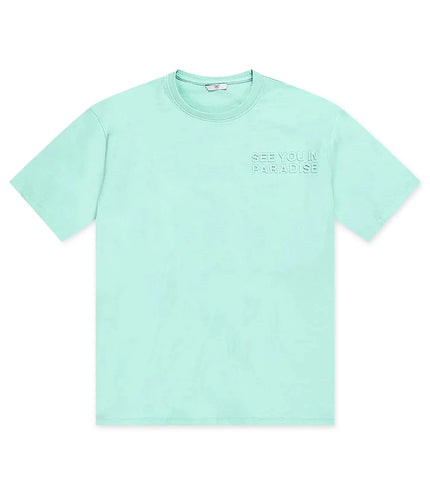 Jordan Craig Paradise Tonal Tee - Aqua