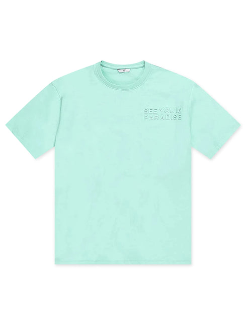 Jordan Craig Paradise Tonal Tee - Aqua