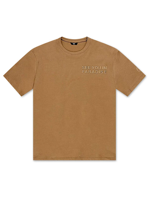 Jordan Craig Paradise Tonal Tee - Mocha