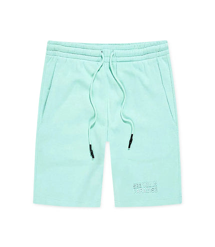 Jordan Craig Paradise Tonal Shorts - Aqua