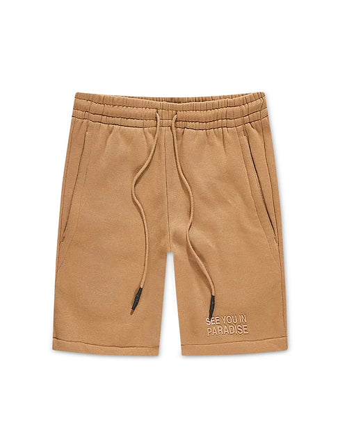 Jordan Craig Paradise Tonal Shorts - Mocha