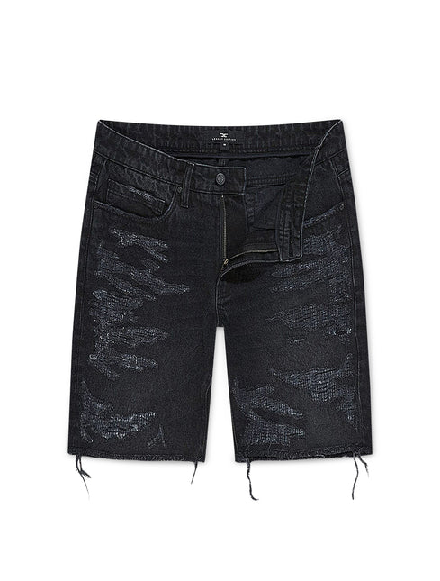 Jordan Craig Riverside Denim Shorts - Black Shadow