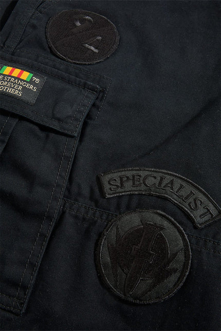 Jordan Craig Military Cargo Shorts - Black