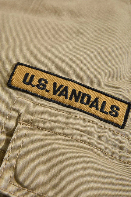 Jordan Craig Military Cargo Shorts - Khaki