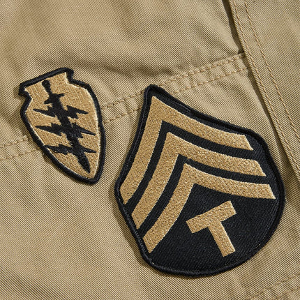 Jordan Craig Military Cargo Shorts - Khaki
