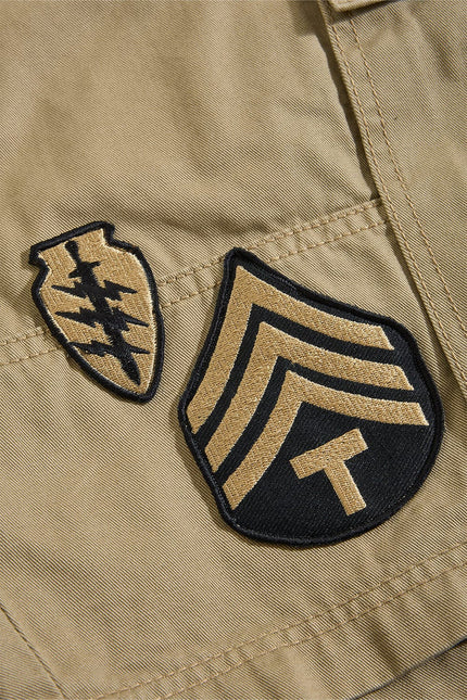 Jordan Craig Military Cargo Shorts - Khaki