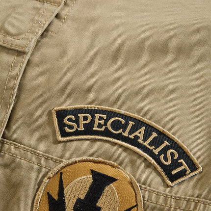 Jordan Craig Military Cargo Shorts - Khaki