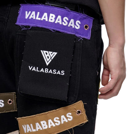 Valabasas Banner Shorts - Jet Black