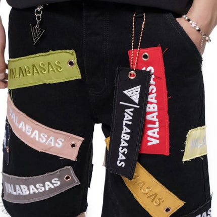 Valabasas Banner Shorts - Jet Black