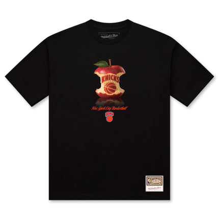 Mitchell & Ness Court Knicks Apple Tee - Black