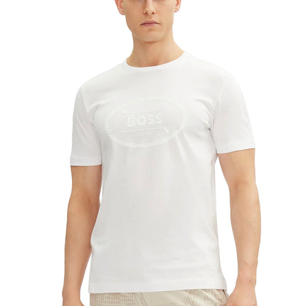 Boss Green Heritage Tee - White