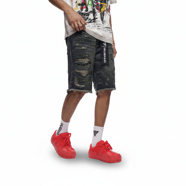 Valabasas Clipped Jorts - Dark Dirty Blue