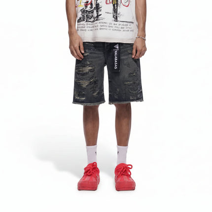 Valabasas Clipped Jorts - Dark Dirty Blue