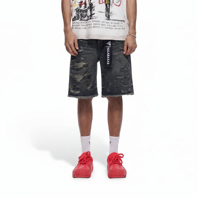 Valabasas Clipped Jorts - Dark Dirty Blue