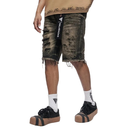 Valabasas Clipped Jorts - Grey Washed