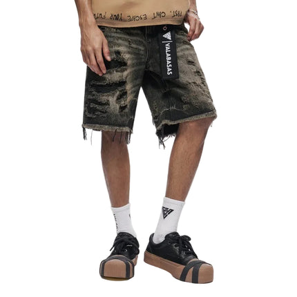 Valabasas Clipped Jorts - Grey Washed