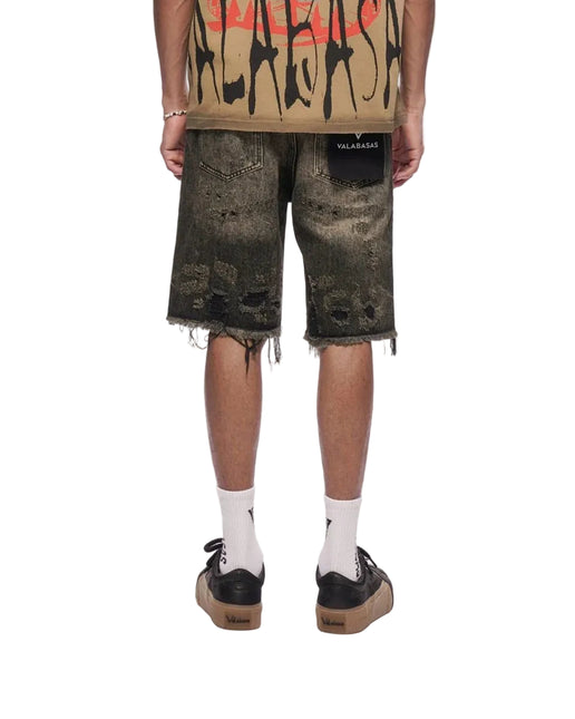 Valabasas Clipped Jorts - Grey Washed
