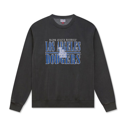 Mitchell & Ness Dodgers Downtown Fleece Crewneck - Black