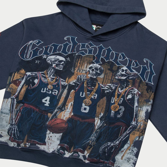 Godspeed Dream Team Hoodie - Navy Wash