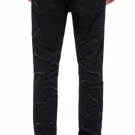 Valabasas Edge Skinny Jeans - Jet Black