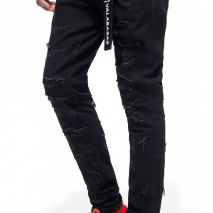 Valabasas Edge Skinny Jeans - Jet Black