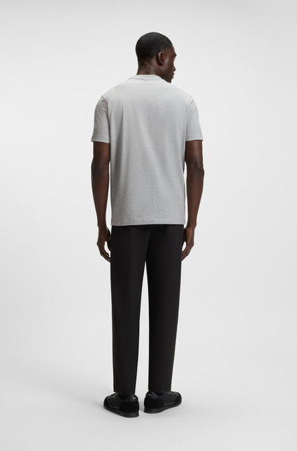 Boss Green Contrast Logo Tee - Grey