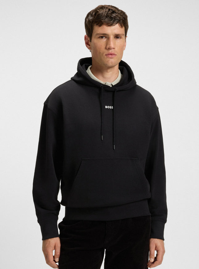 Boss Orange Wesmallhood Hoodie - Black