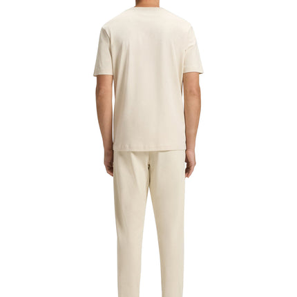 Boss Green Logo Future Tee - Cream