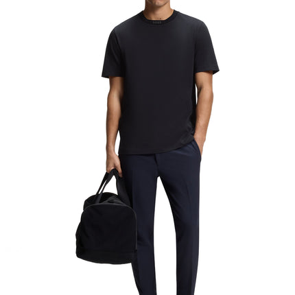 Boss Green Logo Crewneck Tee - Black