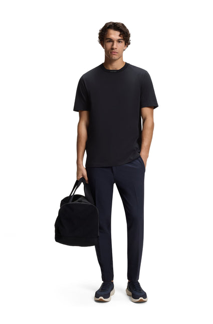 Boss Green Logo Crewneck Tee - Black