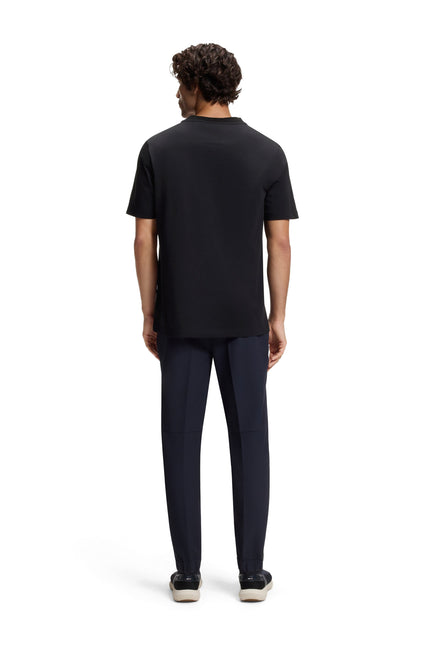 Boss Green Logo Crewneck Tee - Black