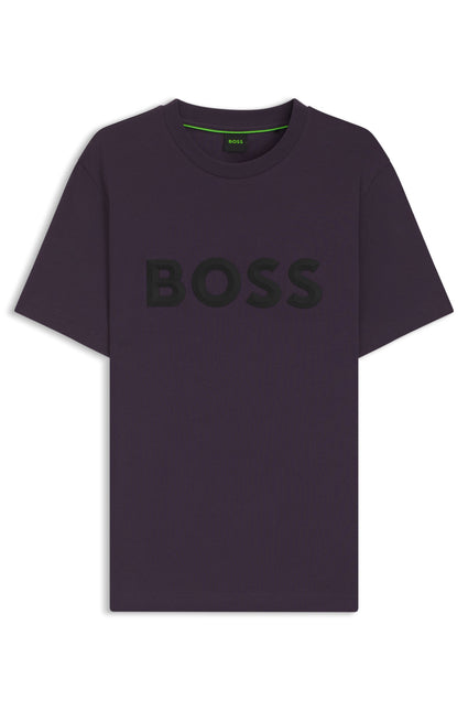 Boss Green Iconic Zone Tee - Dark Purple