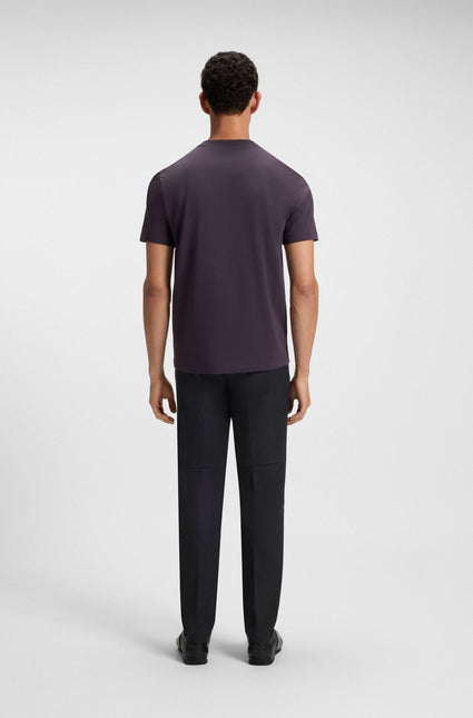 Boss Green Iconic Zone Tee - Dark Purple