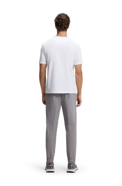 Boss Green Logo Crewneck Tee - White
