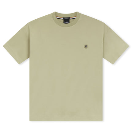 Boss Double-B Monogram Badge Tee - Khaki
