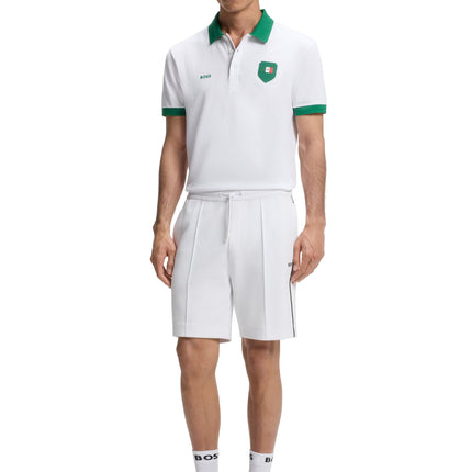 Boss Green Mexico Polo - White