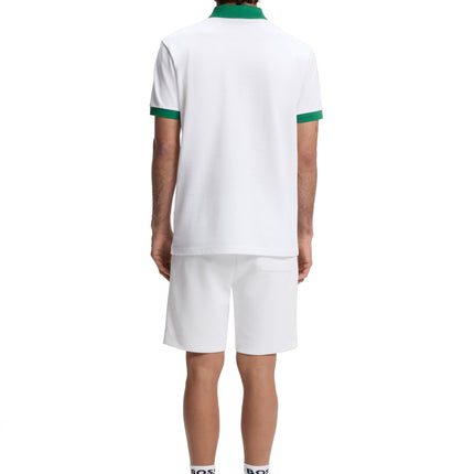 Boss Green Mexico Polo - White