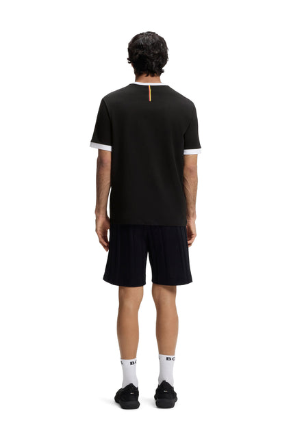 Boss Green Germany Cotton Stretch Tee - Black