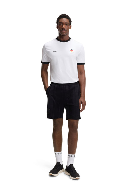Boss Green Germany Cotton Stretch Tee - White