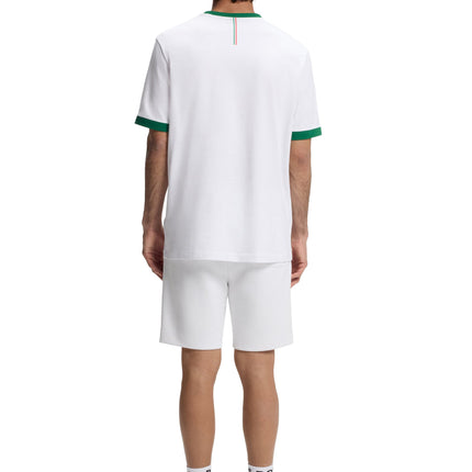 Boss Green Mexico Cotton Stretch Tee - White