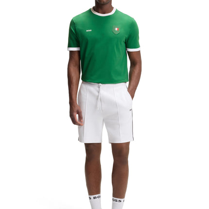 Boss Green Mexico Cotton Stretch Tee - Green