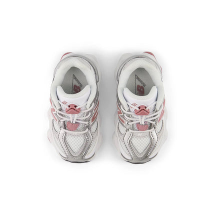 New Balance (TD) 9060 Bungee Shoes  - White/Rosewood
