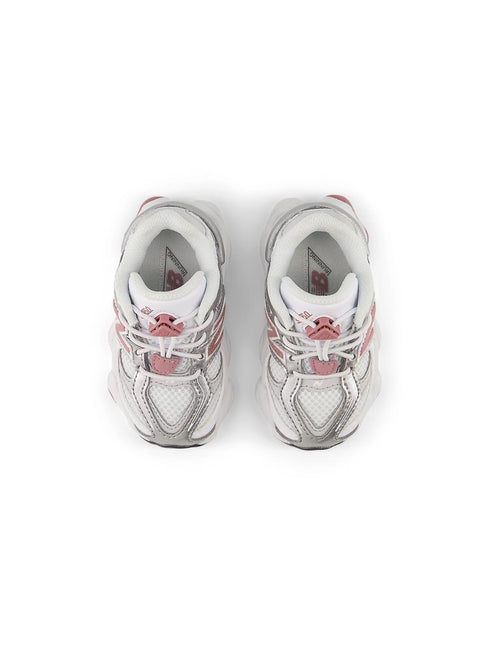 New Balance (TD) 9060 Bungee Shoes  - White/Rosewood