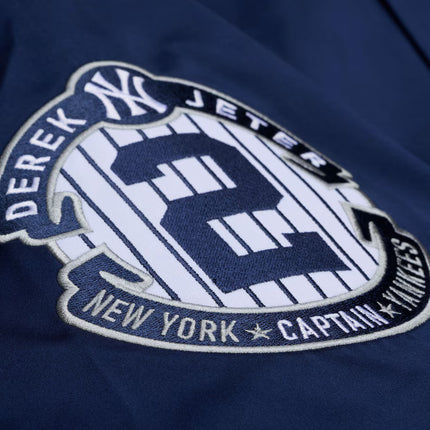 Mitchell & Ness Court Yankees Derek Jeter Satin Jacket - Navy