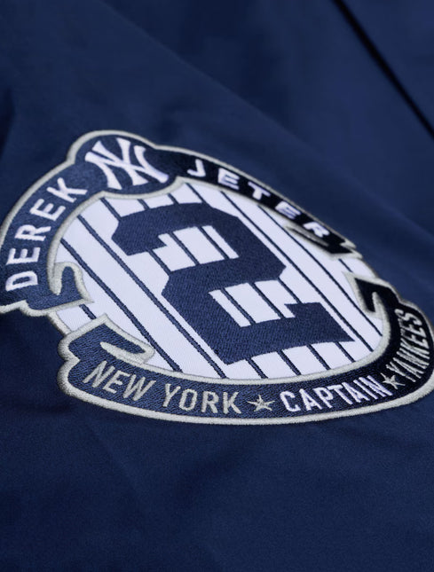 Mitchell & Ness Court Yankees Derek Jeter Satin Jacket - Navy