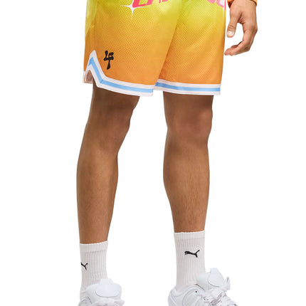 Puma LAFrance Heem Aerospace Mesh Shorts Shorts - Neon