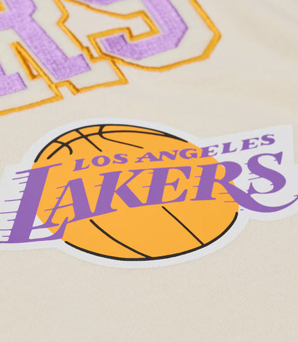 Mitchell & Ness Lakers Long Sleeve - Cream