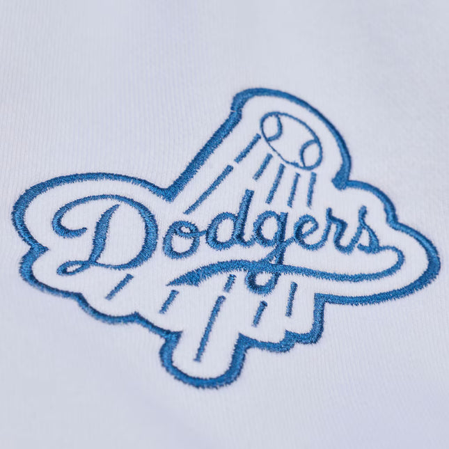 Mitchell & Ness Dodgers Fleece Crewneck - Arctic White