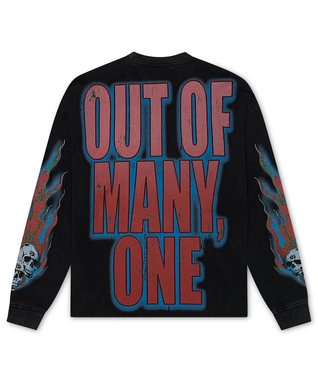 Godspeed Vision Flowers Long Sleeve - Black Wash